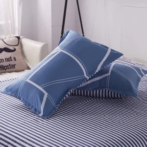 Simple plaid geometric pattern envelope rectangular pillowcases 2PCS 48x74cm pillow Cover for bedroom adult pillow case for bed