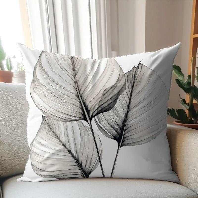 Nordic style universal minimalist Chinese style sofa throw pillow cover, living room backrest pillow cover - Image 12