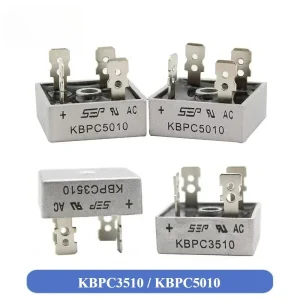 2PCS Rectifier KBPC3510 35A 1000V KBPC5010 50A 1000V Single Phase Bridge Rectifier Diodes Electronic Components