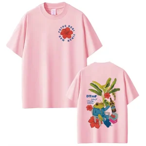 Rapper Bad Bunny T-shirt Debi Tirar Mas Fotos DTMF World Tour T Shirts Women Fashion Vintage Hip Hop T-shirts Streetwear