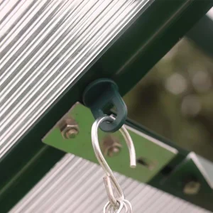 50 Pack Green/Black Plastic Greenhouse Hanging Hooks Plant Flower Hanger Clips Garden Accessories Fastener Tied Buckle