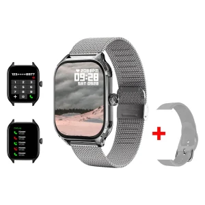 LAXASFIT 2026 New H9 Smartwatch Dial to Answer Calls Calorie Tracking Heart Rate Blood Oxygen Monitoring Bluetooth Smartwatch