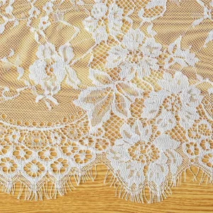 Black/White Embroidered Lace Rectangular Tablecloth Elegant Birthday Vintage Tulle Floral Table Decoration Bridal Mesh Fabric