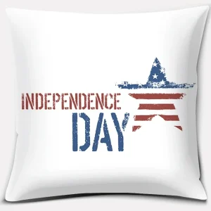 American Independence Day Series LOVE USA Printed Square Home Decoration Pillowcase Cojines Decorativos Para Sofá Akcesoria Kuch
