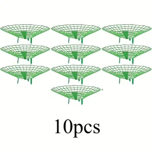 10pcs Green Strawberry Planting Racks, Watermelon Support Frames, 3-Legged Plant Protector, Easy Assembly plant accessories