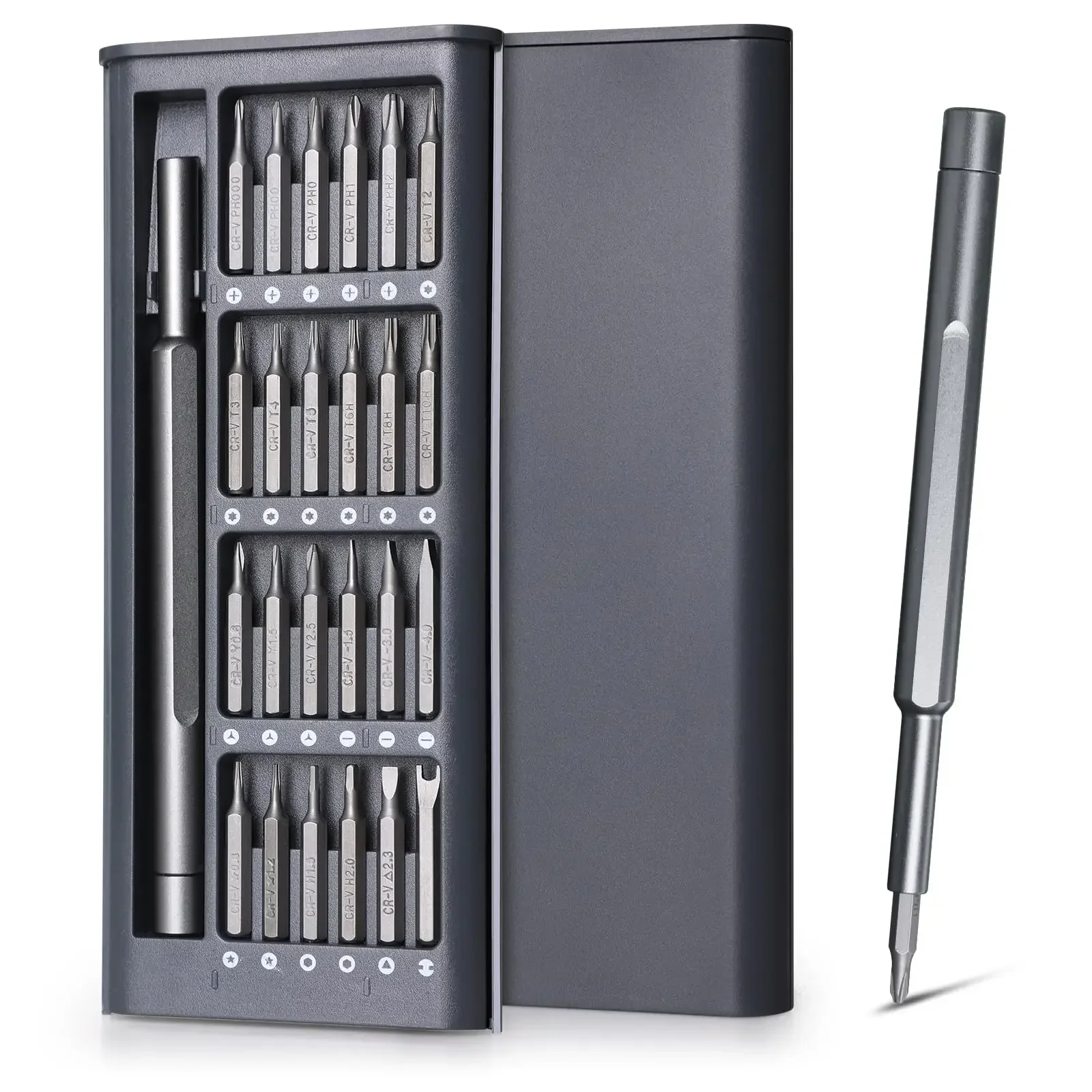 Precision Screwdriver Set 25 in 1 Screw Driver Se Hexagonal Flat Head Magnetic Screwdriver Head for iPhone PC WatchCameraGlasses - Image 7
