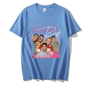 Funny Backstreet Boys T-Shirt Unisex 90s Vintage Tee Shirt Boy Band Mens Womens Throwback Homage T-Shirts Hip Hop Streetwear