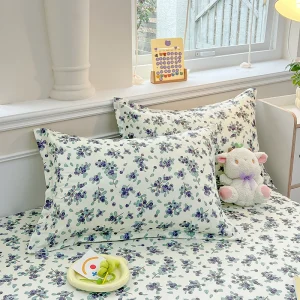 2pcs Pillowcase Printed Pillow Cover 48x74cm Pillowslip Rectangle Cushion Cover Home Bed Pillow Case Kissenbezug