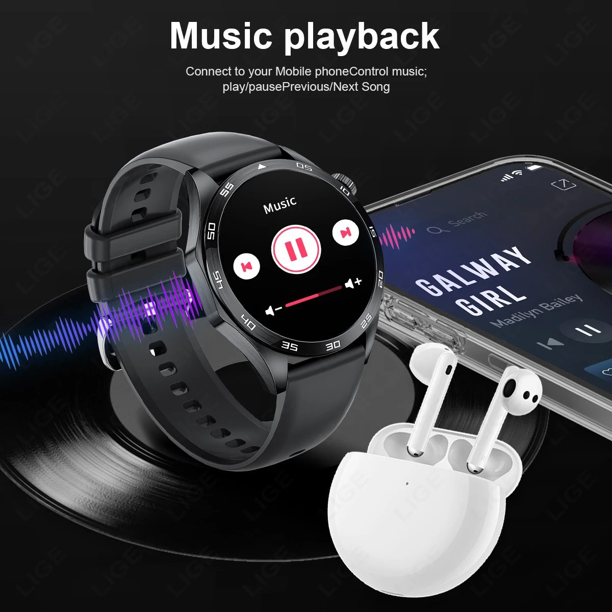 2026 Men New Smartwatch Bluetooth Call Waterproof Sports Fitness Smart Watches ECG Heart Rate Monitoring Health Smart Bracelets - Image 6