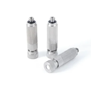 50Pcs High Pressure Garden Water Misting Nozzles With Filter Inside 0.1mm~0.5mm For Patio Garden Agriculture Cooling Humidify