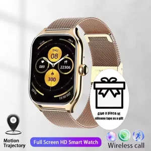 2026 New Fashion Smart Watch Wireless Phone Call Heart Rate Blood Oxygen/Pressure Monitoring Outdoor Sports Smartwatch Women Men