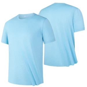 Summer fashion fitness style Breathable casual men's short sleeve T-shirt Outdoor running sports quick drying T-shirt shirt Tops
