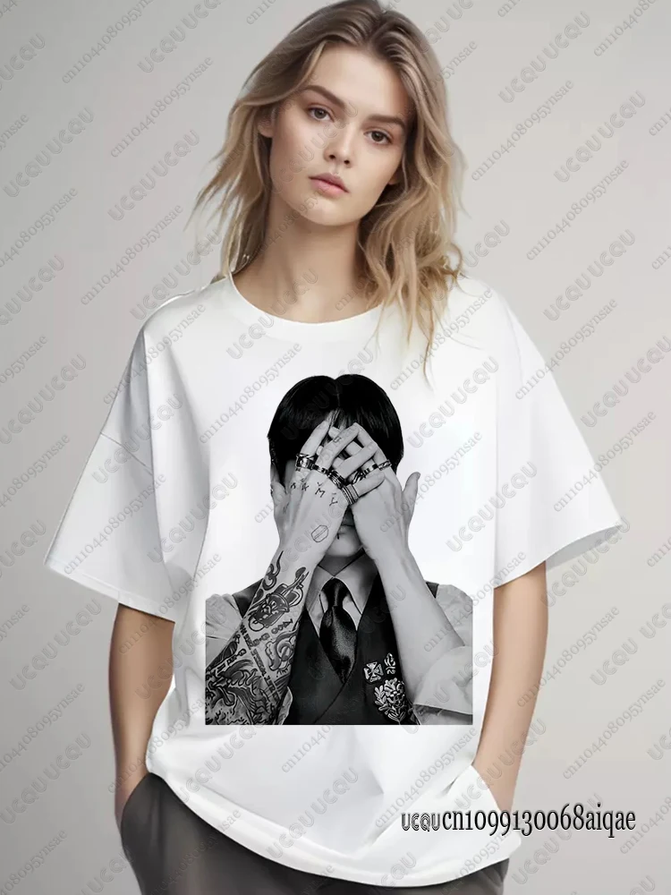 K-pop Famous Singer Polera Manga Corta Print T-shirts For Women 2026 World Tour Concert T-shirts Fans Gifts Y2K Boy Band Tops - Image 6