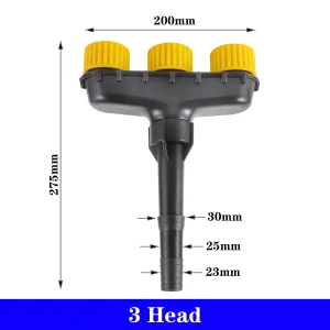 Agriculture Atomizer Nozzle Garden Lawn Sprinkler Farm Vegetable Irrigation Adjustable Large Flow Watering Tool 3/4/5/6 Way