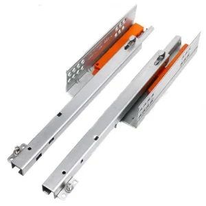 2PC/1Pair Rebound Press Push To Open Under Mount Furniture Kitchen Bath Drawer Slide Rail Runner DTC Brand 25KG