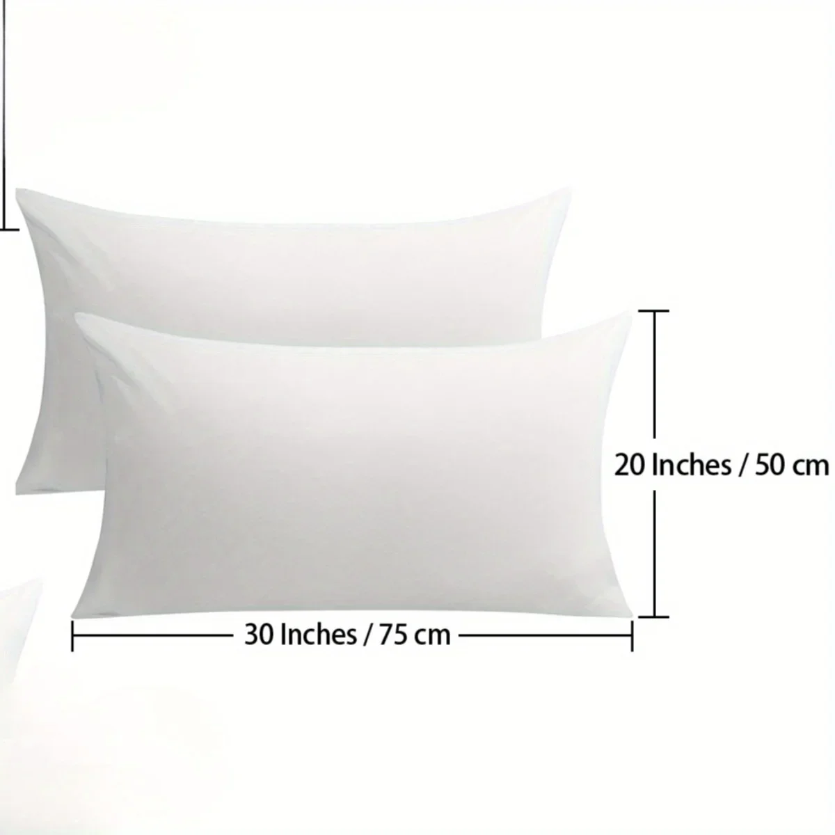 4pcs Microfiber Pillowcases Solid Color, Envelope Closure, Machine Washable, Woven Fabric, for Bedroom, Living Room - Image 5