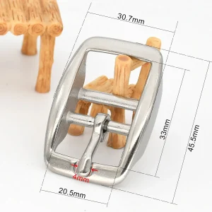 1pieceStainless Steel Adjustable Belt Buckle Double-bar Pin Buckle Tri-glide Slider Horse Halter Harness Accessories Parts