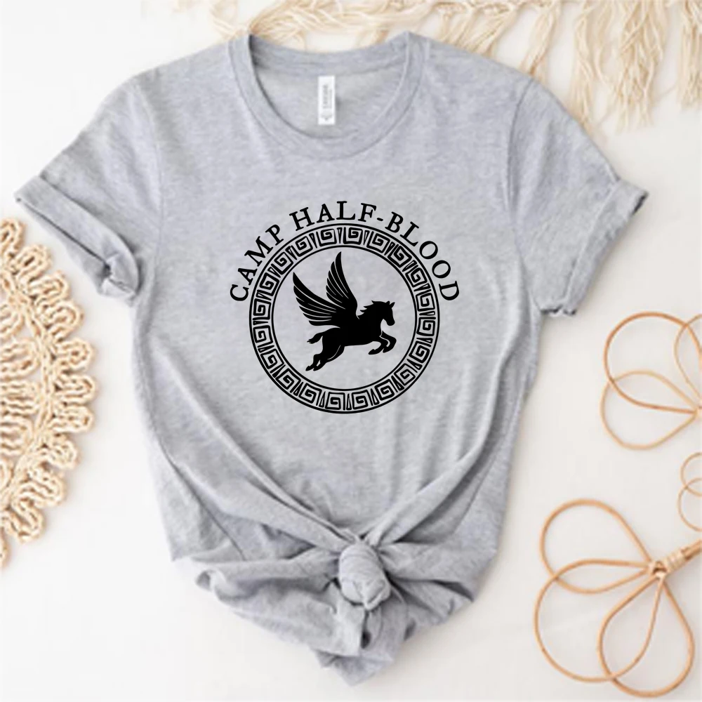 Unisex Camp Half Blood T Shirt Fall Training Camp Game Shirt Aesthetic Percy Jackson Shirts Halloween Magical Gift Harajuku Top - الصورة 10