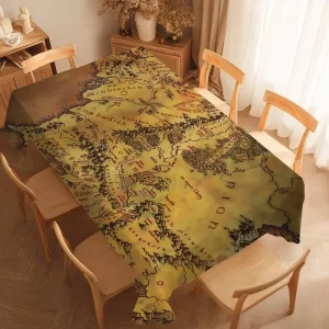 Movie R-Rings Of The L-Lords Table Cloth Indoor Outdoor Picnic Party Decoration Kitchen Table Cloth Waterproof Cloth Stain-Proof