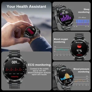 Men New Smartwatch Bluetooth Call Waterproof Sports Fitness Smart Watches Heart Rate Monitoring Health Bracelets For Android IOS