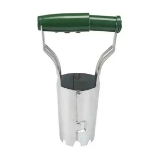 Stainless Steel Seeder Excavator Horticultural Wood Handle Hole Drilling Seedling Transplanting Flower Planting Seedling Planter