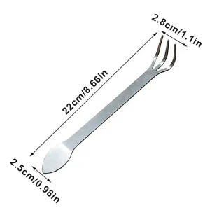 Stainless Steel Root Rake 3-Prong Loosen Soil Tool Handheld Bonsai Potted Plants Rustproof Rake Home Gardening Tool