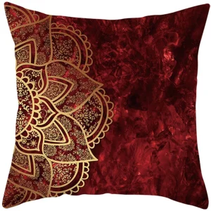 Mandala Print Square Pillowcase Home Decor Car Sofa Cushion Cover