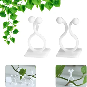 10/30/50pcs/Bag Plant Vine Climbing Clip Invisible Wall Self-adhesive Fixator Garden Plant Vine Climbing Fixed Support