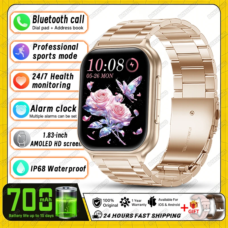 2026 New Smart Watch Outdoor Sports Fitness Men Women Heart Rate GPS Track IP68 Waterproof Bluetooth Call Smartwatch Fro Xiaomi - Image 16