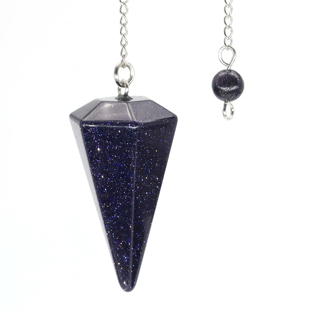 Natural Crystal Pendulums for Divination Dowsing Amethyst Pink Quartz Pendulum Reiki Healing Gem Stone Pendant Pendulos - الصورة 22
