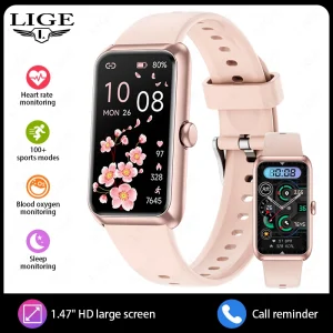 2026 Fitness Tracker Watches for Women Men with Heart Rate Monitor Sleep Tracker IP68 Waterproof Pedometer 1.47" Smart Watch Man