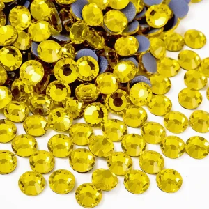 BOBOHOO Multi-color SS6-SS30 Glass Crystal Hot Fix Rhinestones Flatback Iron On Stone For DIY Nail Art Fabric Clothes Decoration