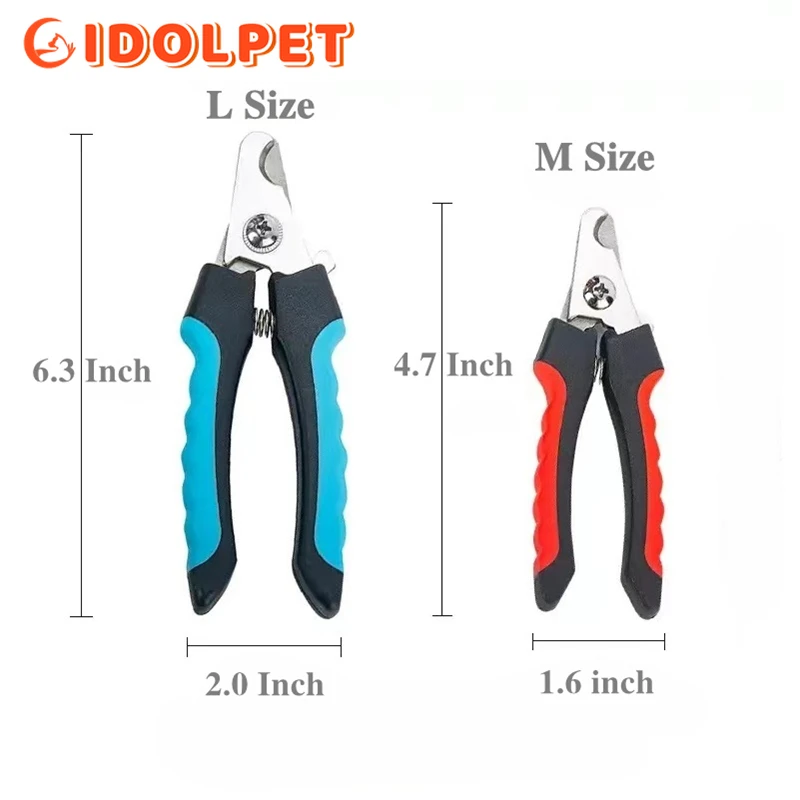 Professional Pet Nail Clipper with Safety Guard Stainless Steel Scissors Cat Dog for Claw Care Grooming Supplies Size Fits - Image 5