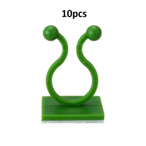 100pcs-Home Garden Plant Climbing Wall Fixture Clips Rattan Vine Fixer Self-Adhesive Plant Climbing Wall Fixed Buckle Hook