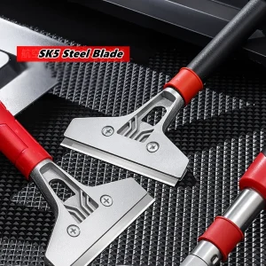 Portable Aluminum Alloy Cleaning Shovel Knife Wallpaper Paint Tiles Flooring Scraper Remover With SK-5 Blade Home Cleaning Tools