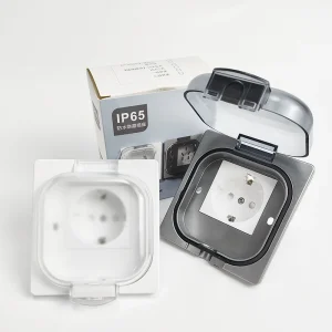 IP65 Waterproof Outdoor Socket, 16A High Power Wall Plate, 250V US/Thai Style 10A Receptacle, Bathroom & Weatherproof Electrical