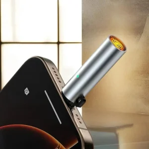 Windproof Mini Electronic Lighter Powered by TYPE-C - Portable and Energy Efficient