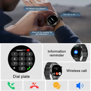 LIGE New GPS Smart Watches Outdoor Sports Fitness Smartwatch Heart Rate Monitori Bracelet Voice Assistant Bluetooth Call Watches