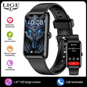 2026 Fitness Tracker Watches for Women Men with Heart Rate Monitor Sleep Tracker IP68 Waterproof Pedometer 1.47" Smart Watch Man