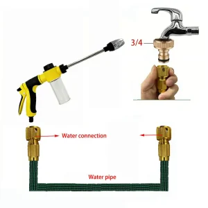 2025 Expandable Magic Hose, High-Pressure Car Wash, 7Water Spraying Functions, Water Gun, Home Garden Watering Hose garden hose
