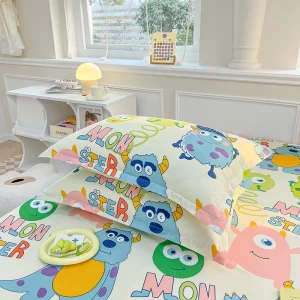 2pcs Pillowcase Printed Pillow Cover 48x74cm Pillowslip Rectangle Cushion Cover Home Bed Pillow Case Kissenbezug
