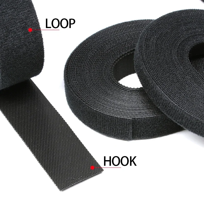5m/roll Cable Ties Reusable Loop Bundle Self Adhesive Fastener Clip Wire Holder Management DIY Accessories Nylon Strap Organizer - الصورة 2