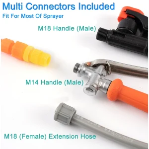 Hand Pressure Retractable 2.2/3.2m Spraying Rod Outdoor Garden Pesticide Spray Tree Watering Can Accessories Stainless Steel Rod