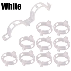 10-500Pcs Garden Plant Support Clips Secured Plastic Climbing Plant Clips Tomato Grape Vine Vegetables Plant Fixing Holders