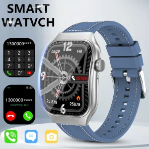 LAXASFIT New Smart Watch 2.01" 3D Curved Screen Men Women BT Call Sports Fitness Health Smartwatch Music Weather Smart Watch