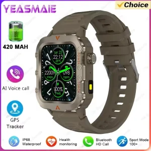 SmartWatch Men Militray Outdoor Sport GPS Fitness Tracker Heart Rate Smart Watch Waterproof New