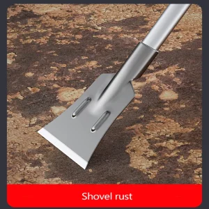 Ultra-Thin Flat Shovel Cement Trough Shovel Manganese Steel Scraping and Putty Knife, Siding Scraper for Home and Industrial