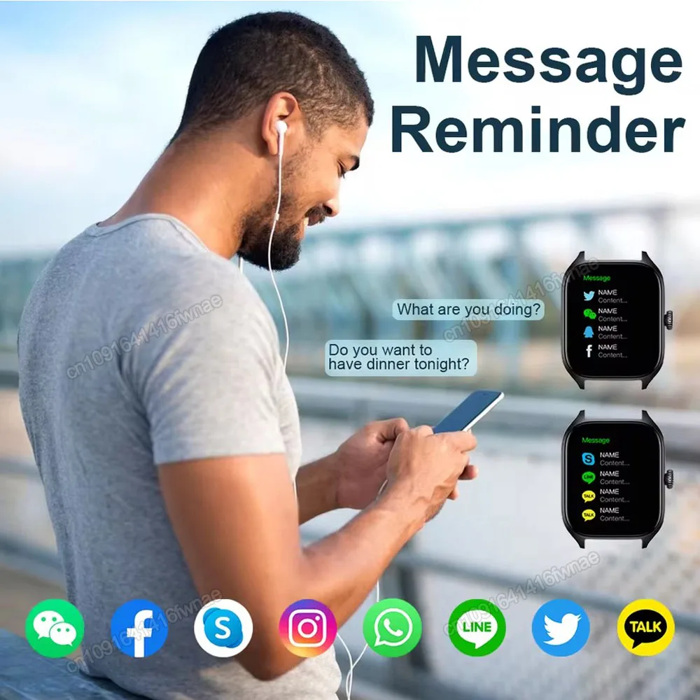 New Outdoor Military GPS Smart Watch Men Waterproof Multiple Sport Mode Fitness HD Bluetooth Calls Smartwatch Men Women Bracelet - Image 6