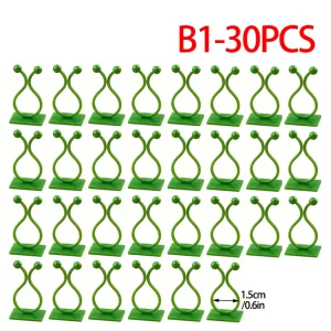 Plant Vine Traction Holder Invisible Plant Climbing Wall Fixture Clips Self-Adhesive Hook Indoor Outdoor Twisted or Fastened