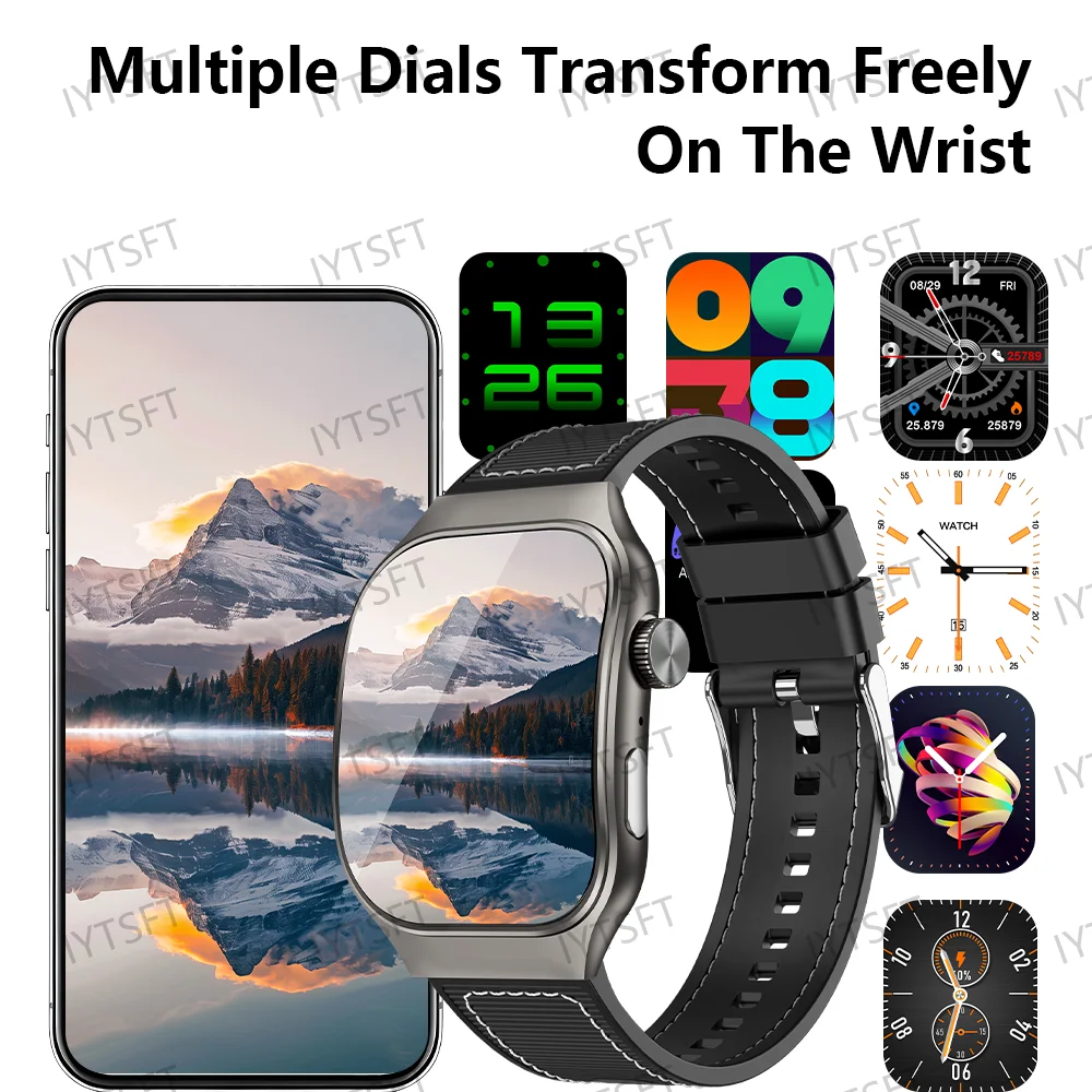 LAXASFIT 2.01 Inch Curved Screen Men's Smart Watch Bluetooth 5.3 HD Call Multiple Sports Modes Woman Smart Watch Holiday gifts - الصورة 5